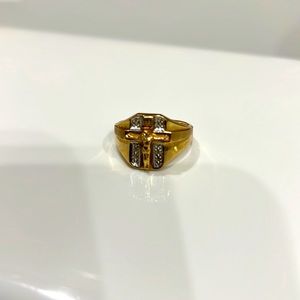 Yellow gold 10k men’s ring